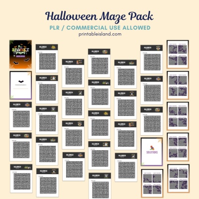 Halloween Mazes Pack